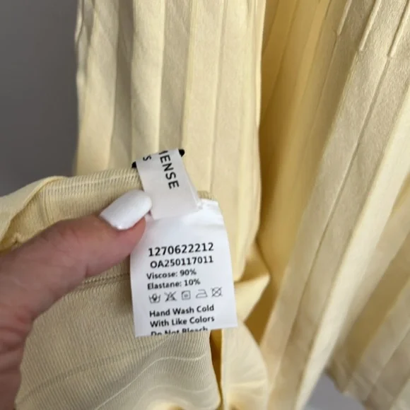 Commense Yellow Midi Dress - Picture 14 of 15